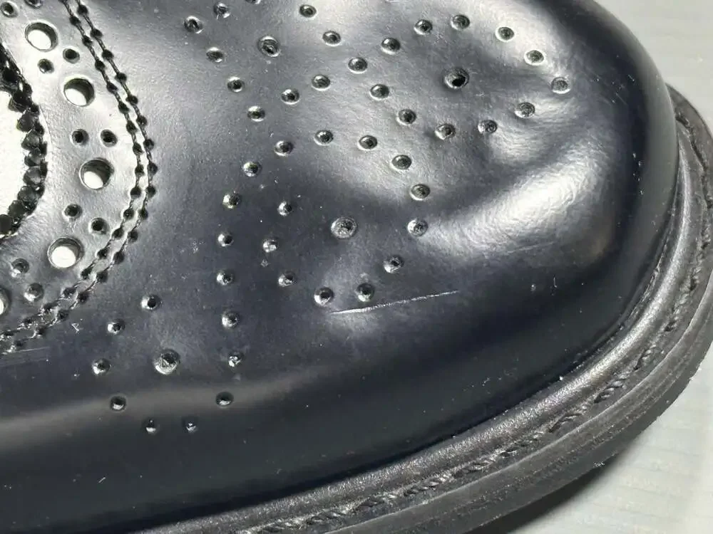 Brentano Men's Black and White Wingtip Spectator Brogue Dress Shoes